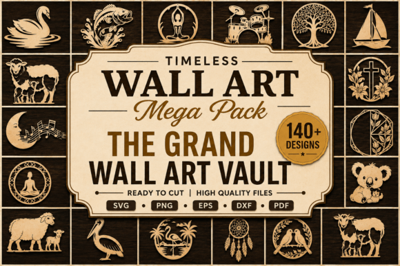 Download Timeless Wall Art Mega Pack SVG Bundle - Pack Collection