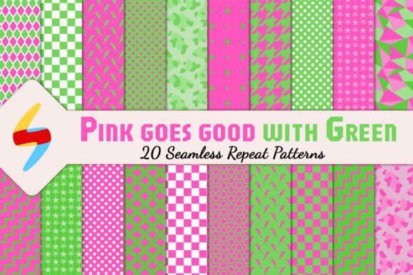 Download Pink Goes Good with Green - Pattern Pack - Pack Collection