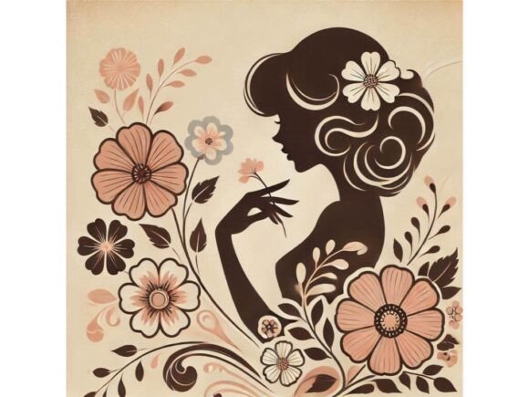 Download 🖌️ Retro-inspired Woman with Soft Vinta - Premium Resources