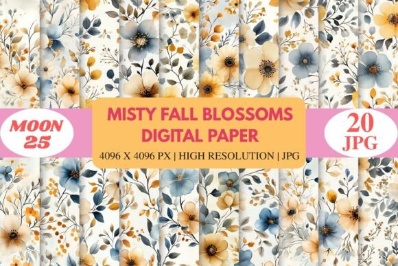 Download Misty Fall Blossoms Paper Pack - Pack Collection