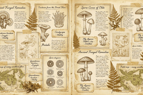Download Vintage Beige Ephemera Collage - Ephemera Collection
