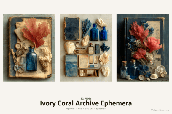 Download Ivory Coral Archive Ephemera - Ephemera Collection