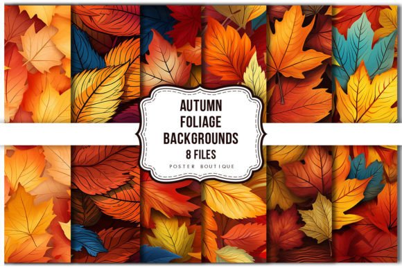 Download Autumn Foliage Backgrounds Pack - Pack Collection