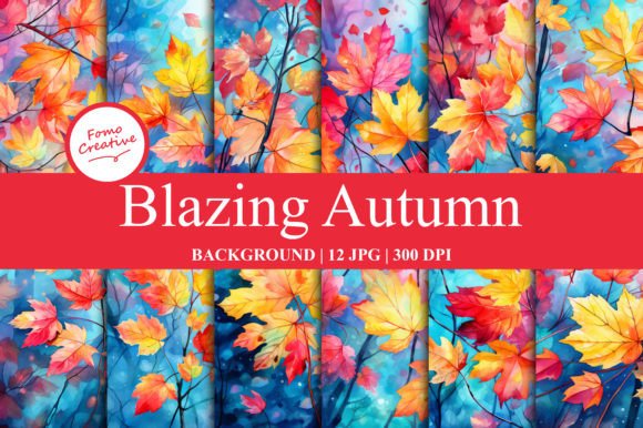 Download Blazing Autumn Background - Autumn Collection
