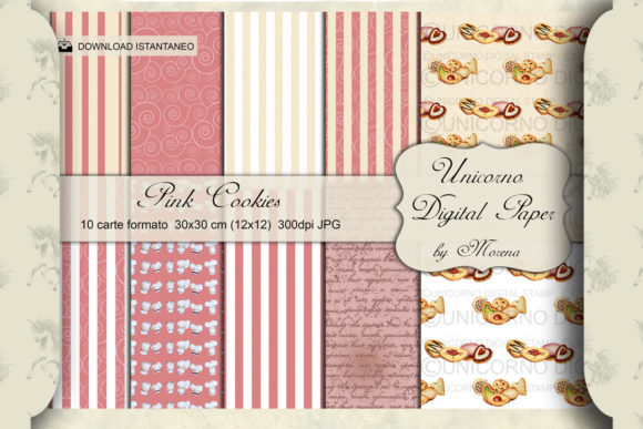 Download Pink Cake DIGITAL PAPER PACK - Pack Collection