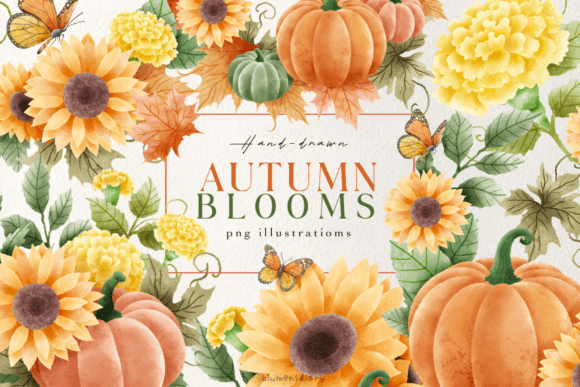 Download Autumn Blooms - Fall Florals - Autumn Collection